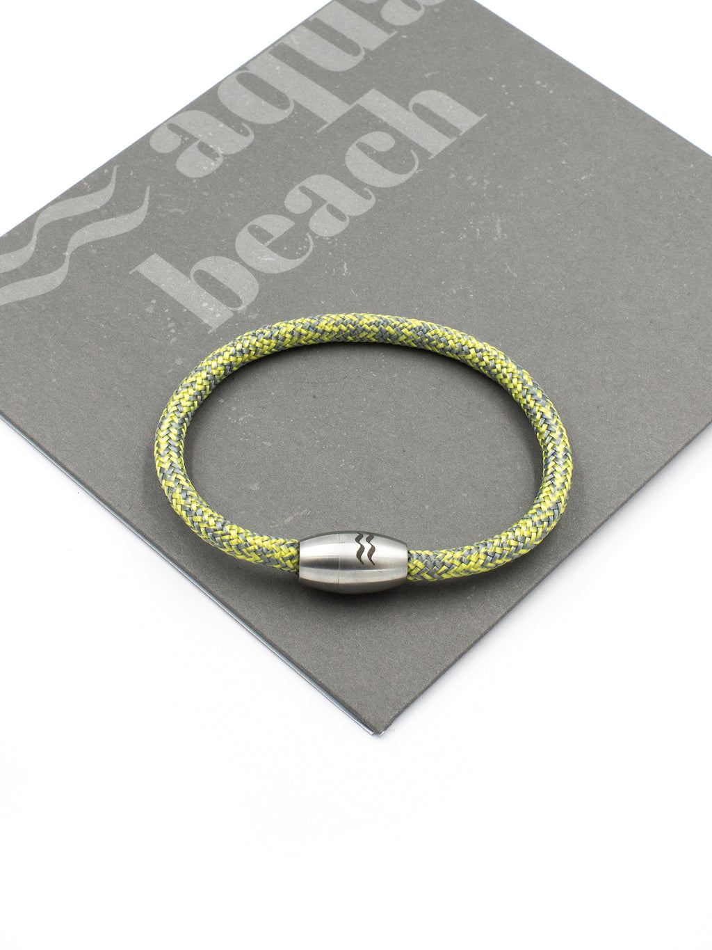 Aqua Beach Recycled Plastic Bracelet - Yellow