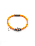 Rope Starfish Bracelet - Recycled Cord - Bright Orange