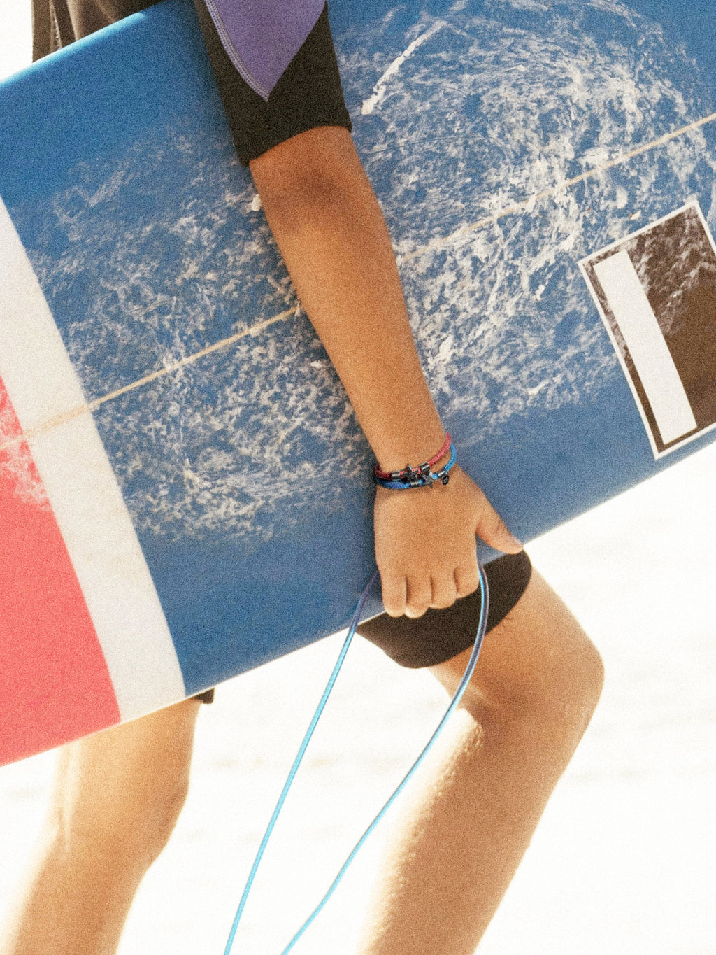 Aqua Beach Starfish Recycled Plastic Bracelet - Azure Blue