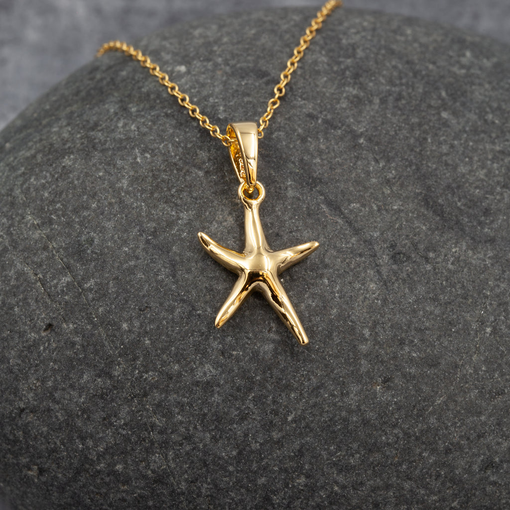 The Sea Shed Sterling Silver & Gold Vermeil Porthmeor Starfish